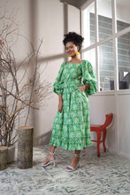 Load image into Gallery viewer, Perejil Cold Shoulder Dress - Shamrock