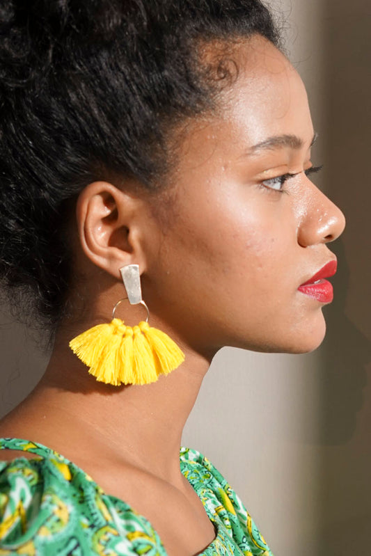Zina Fringed Earrings
