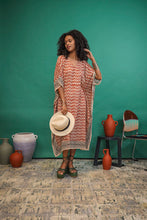 Load image into Gallery viewer, Bagru Caftan - Design 11