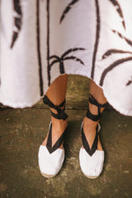 Load image into Gallery viewer, Xativa Lace up Espadrilles - White