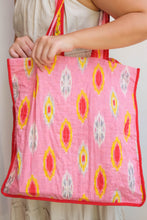 Load image into Gallery viewer, Wada Reversible Tote Bag - Pink/Yellow