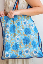 Load image into Gallery viewer, Wada Reversible Tote Bag - Orange/Blue