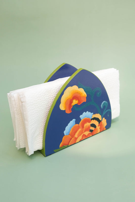 Table Napkin Caddy - Indienne Floral