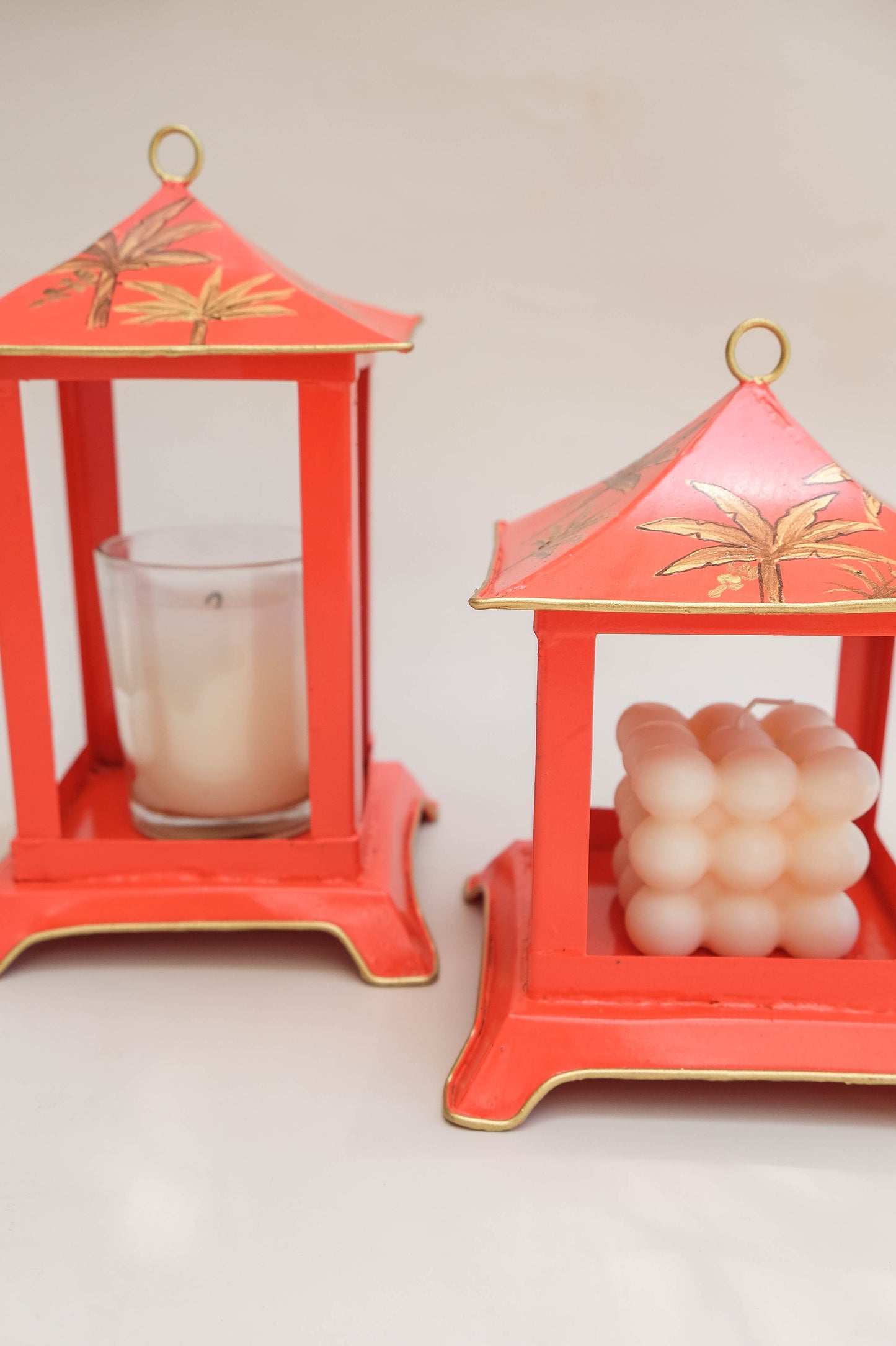 Candle Pagoda Lantern (Small) - Sunset Palm