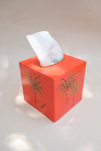 Load image into Gallery viewer, Boutique Tissue Box - Sunset Palm