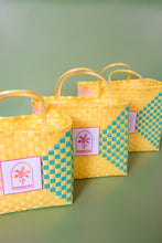 Load image into Gallery viewer, 17HM Soledad Basket Bag - Yellow/ Green/ Pink