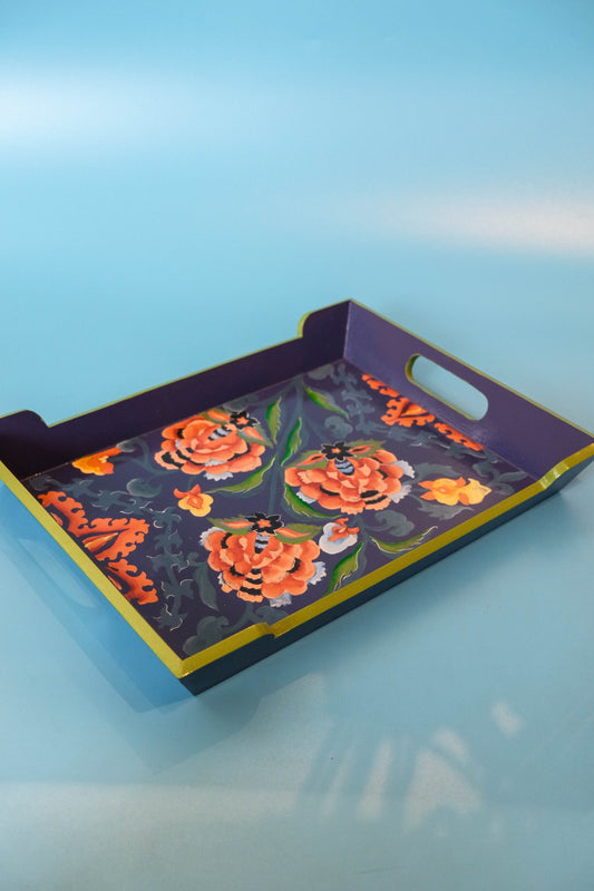 Catch-all Tray - Indienne Floral