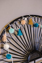 Load image into Gallery viewer, Pompom and Tasel Garland - Scandi