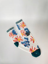 Load image into Gallery viewer, Zia Embellished Socks - Dark Green