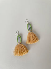 Load image into Gallery viewer, Yana Tassel Drop Earrings - Cream