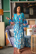 Load image into Gallery viewer, Joba Two Patched Kimono - Blue

