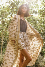 Load image into Gallery viewer, Johari Kimono + Shorts Set - White Tiger