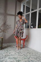 Load image into Gallery viewer, Guindilla Layered Mini Dress - Charcoal