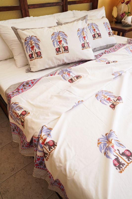 17HM Sethi Bed Cover Set - Elephant Palm