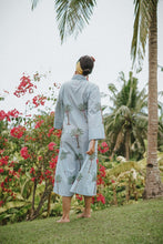 Load image into Gallery viewer, Jaila Kimono Dress - Blue Stripes
