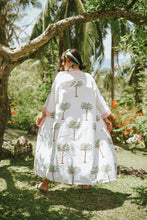 Load image into Gallery viewer, Johari Kimono + Shorts Set - White Palma