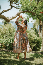 Load image into Gallery viewer, Johari Kimono + Shorts Set - Grey Foliage