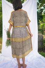 Load image into Gallery viewer, Bagru Midi Dress - Design 2