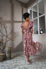 Load image into Gallery viewer, Murcia Ruffle Maxi Dress - Maroon