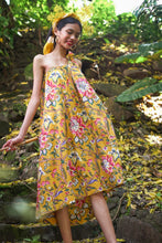 Load image into Gallery viewer, Cosana Multiway Tie Strap Sundress - Mustard Floral
