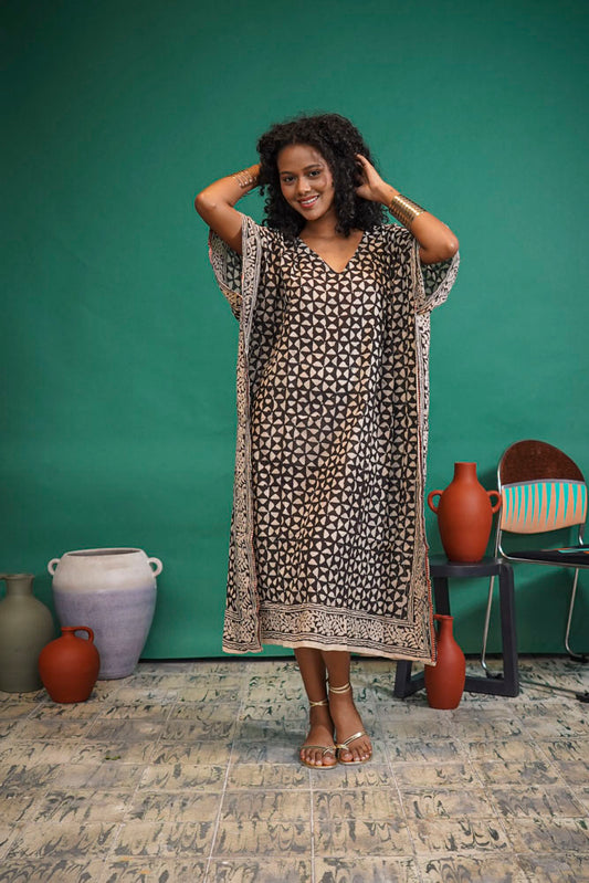 Bagru Caftan - Design 5