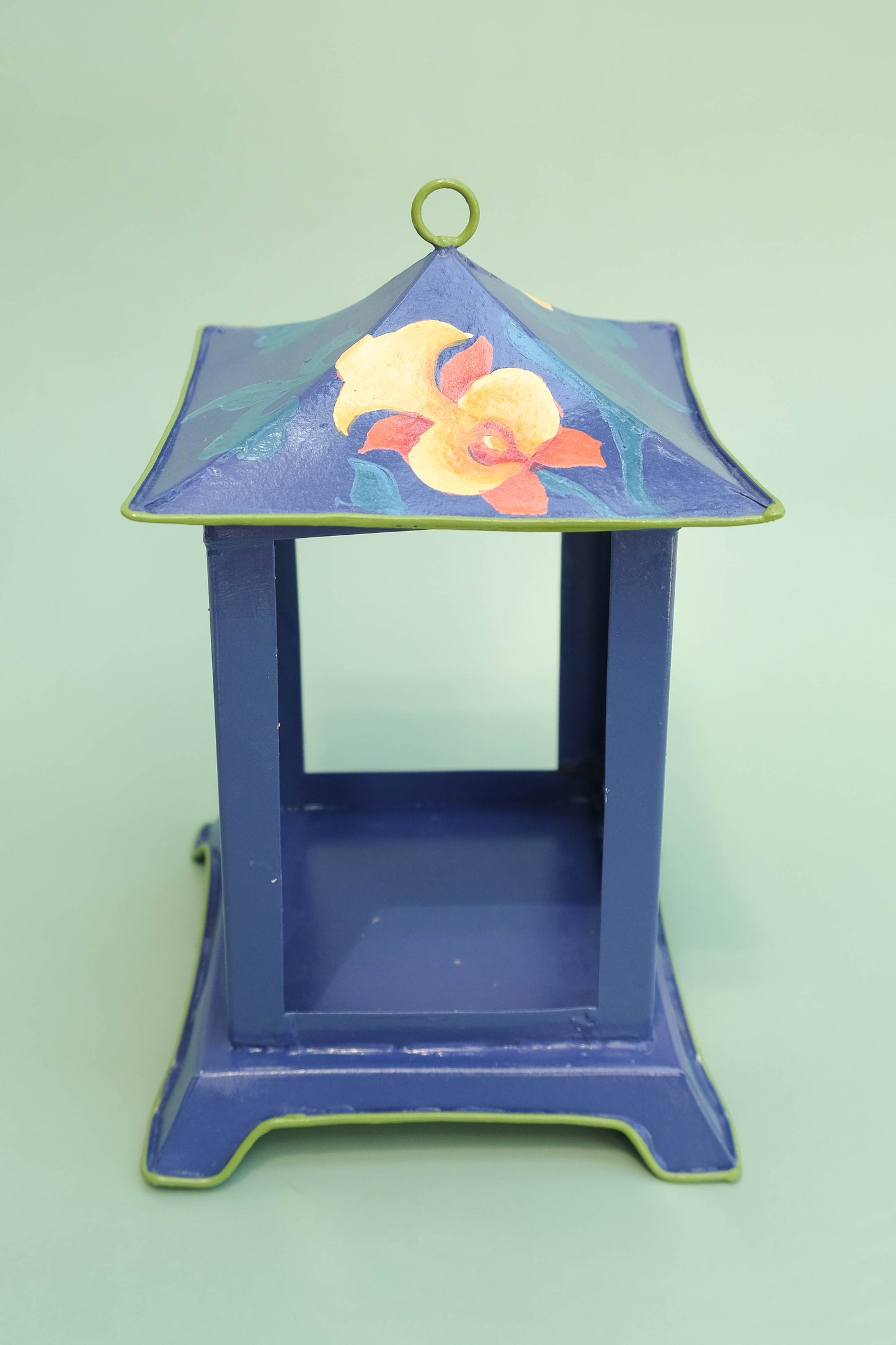 Candle Pagoda Lantern (Large)- Indienne Floral