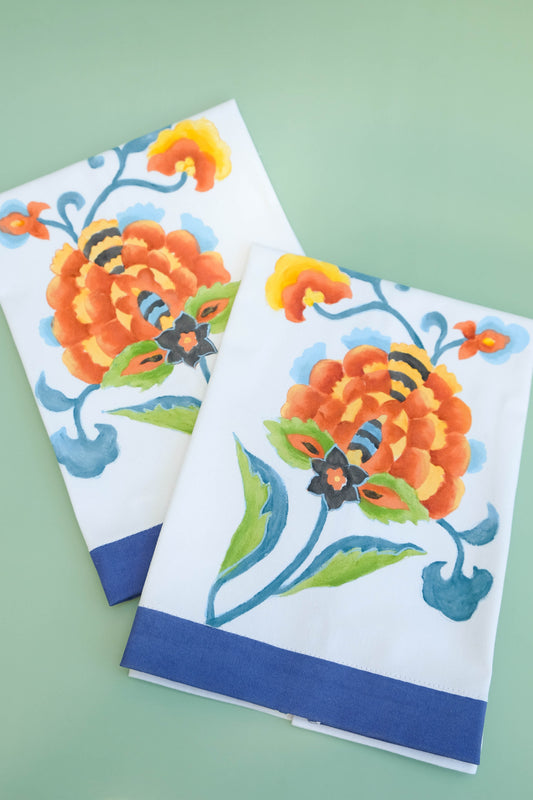 Guest Towel Set of 2 - Indienne Floral
