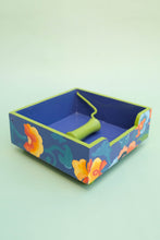 Load image into Gallery viewer, Napkin Holder with Paper Weight - Indienne Floral