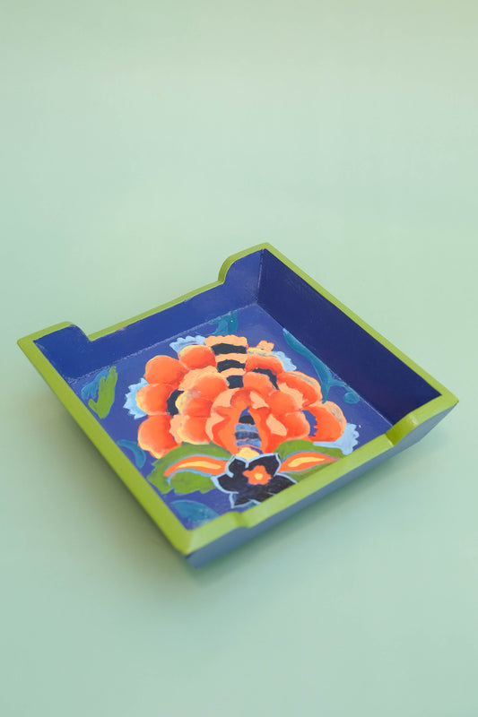 Trinket Tray - Indienne Floral