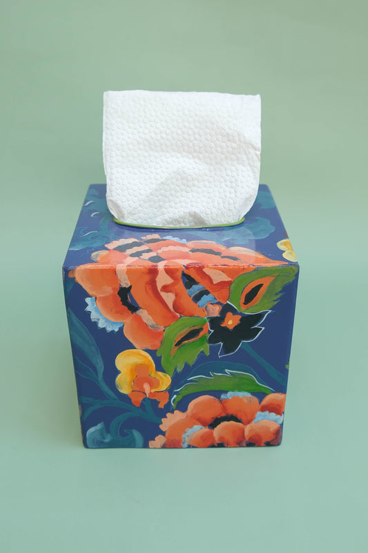 Boutique Tissue Box - Indienne Floral