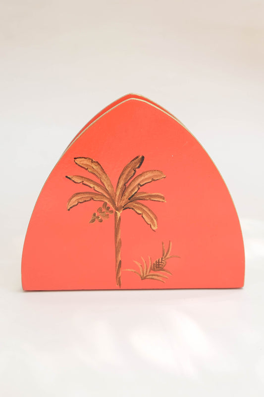 Table Napkin Caddy - Sunset Palm
