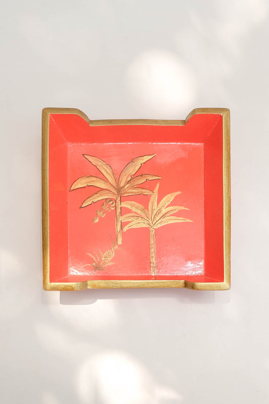Trinket Tray - Sunset Palm