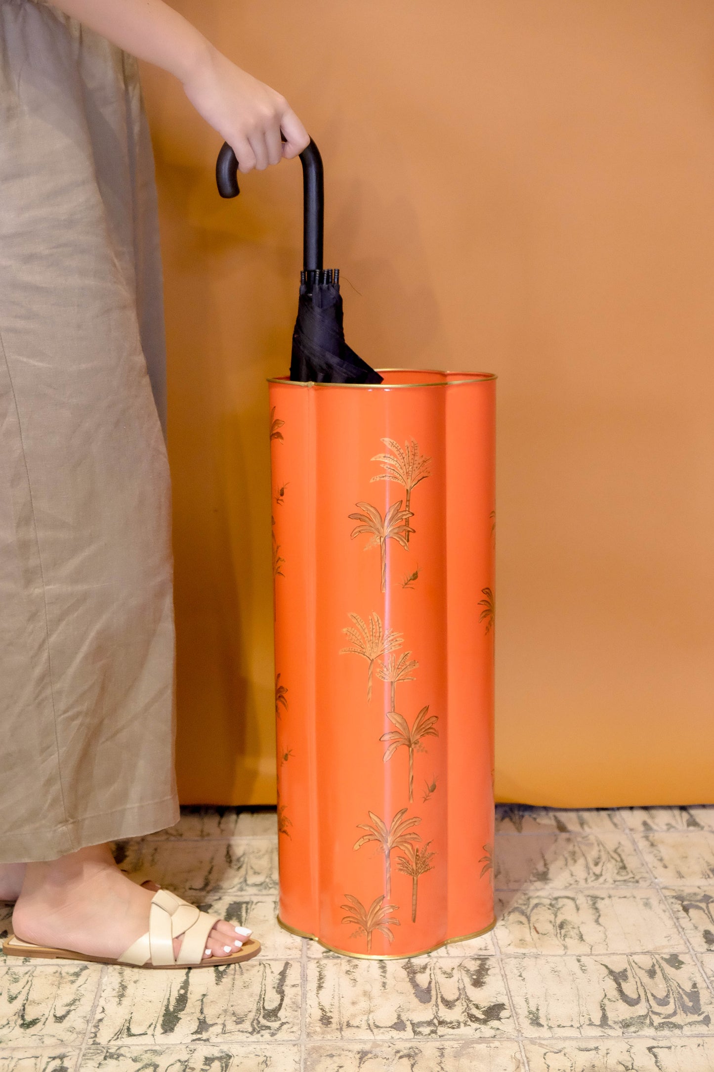 Umbrella Stand - Sunset Palm