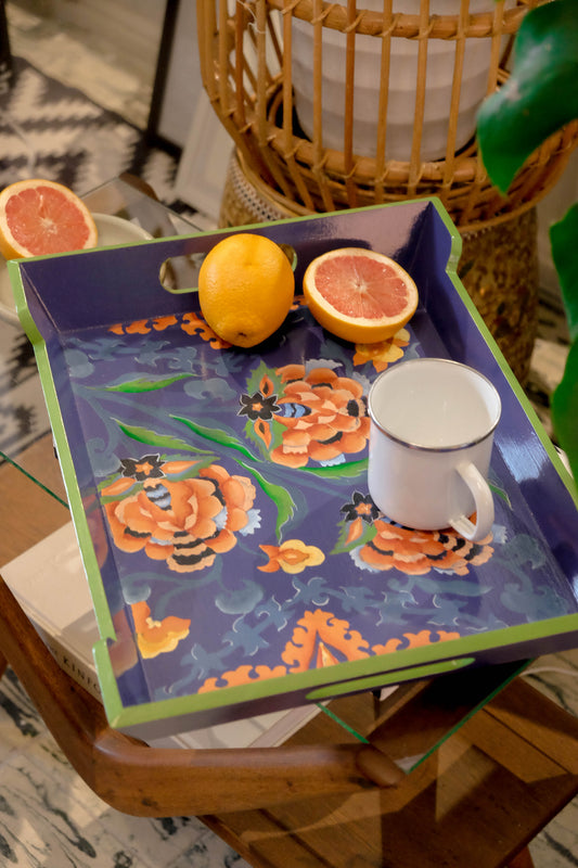 Serving Tray - Indienne Floral