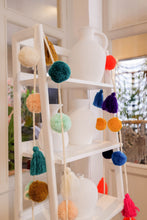 Load image into Gallery viewer, Pompom and Tasel Garland - Scandi