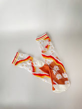 Load image into Gallery viewer, Zia Embellished Socks - Orange